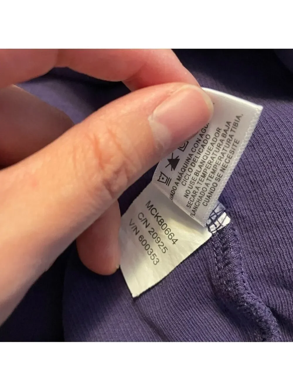 Cutter & Buck Vintage V Neck Sweater Purple XXL - Picture 8 of 8